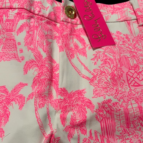 Lilly Pulitzer Pink and White Shorts - Picture 3 of 5